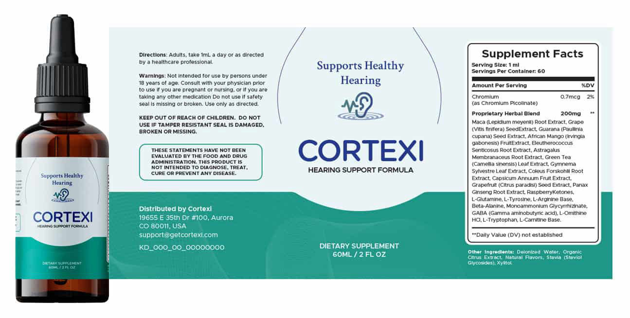 cortexi-supplement-fact